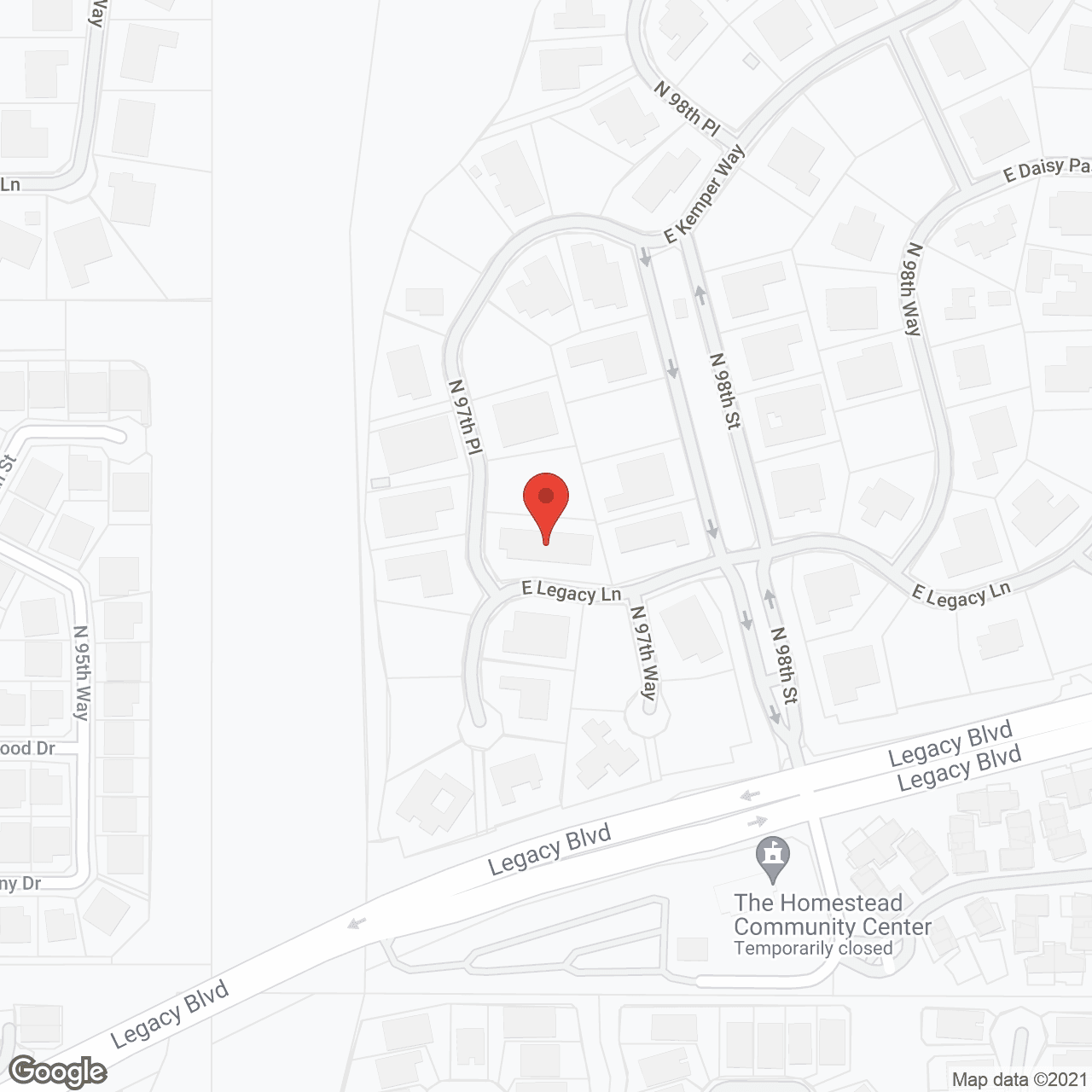 Map of the neighborhood around Revel McDowell Mountain