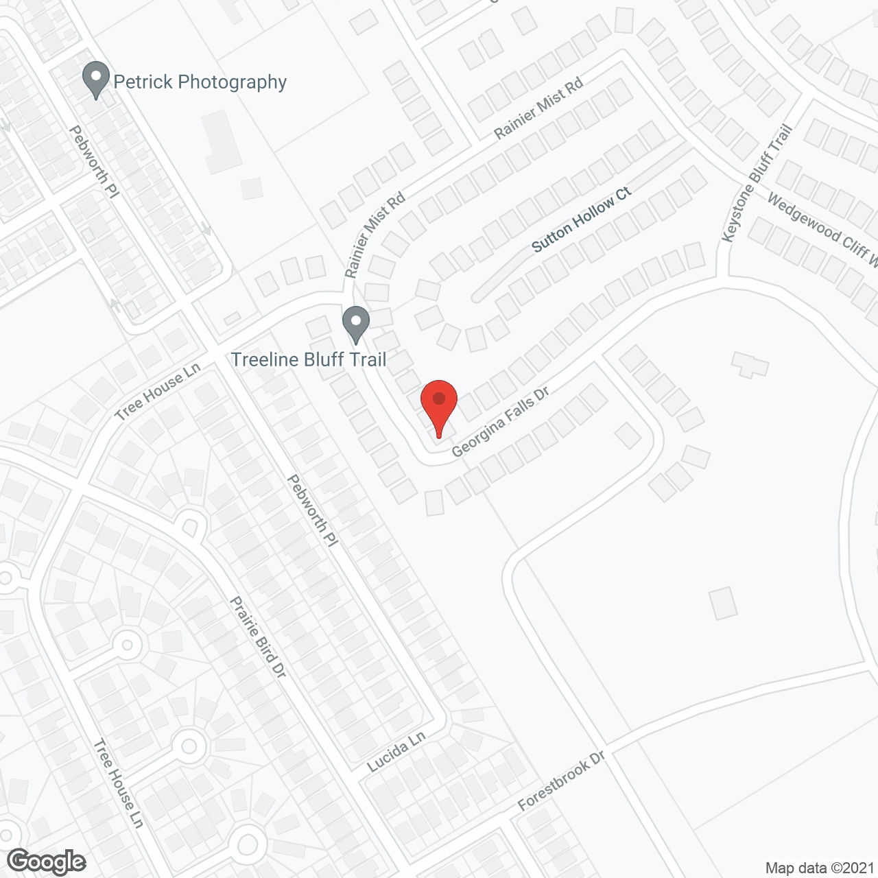 Map of the neighborhood around Cura at Homebridge