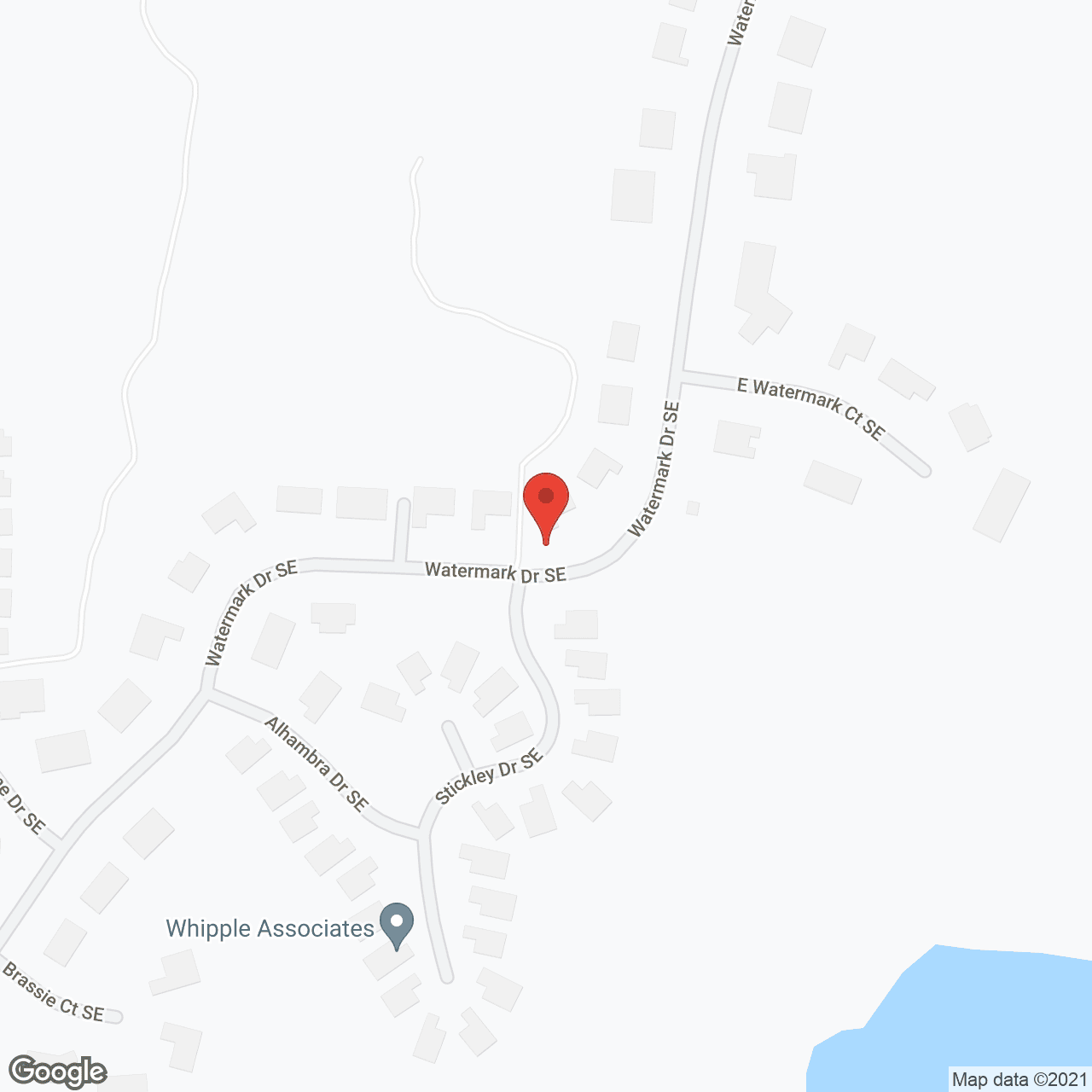 Map of the neighborhood around Cascade Trails Senior Living