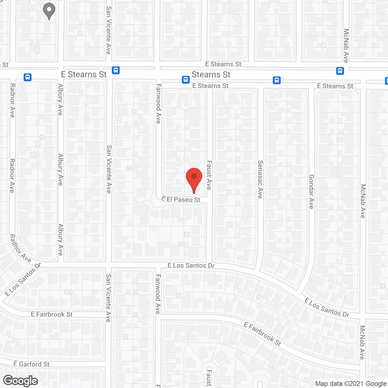 Map of the neighborhood around Golden Eden III