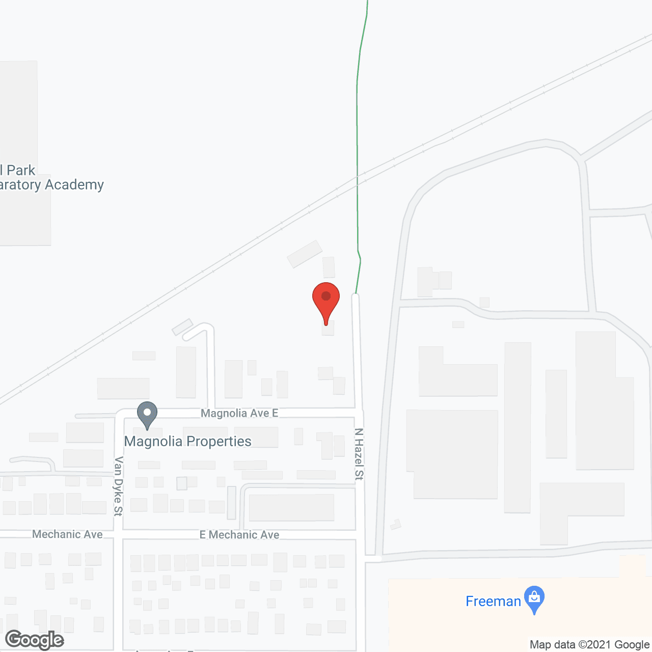 Map of the neighborhood around Hazel Senior Living