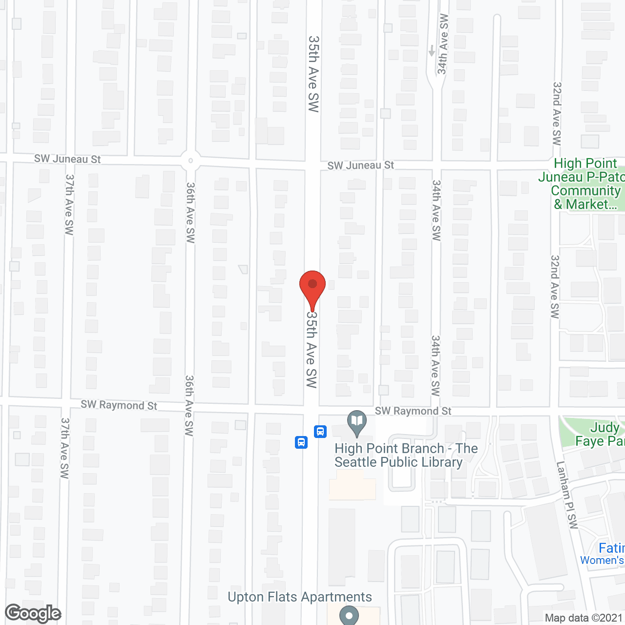 Map of the neighborhood around Providence Mount St. Vincent Assisted Living Apartments