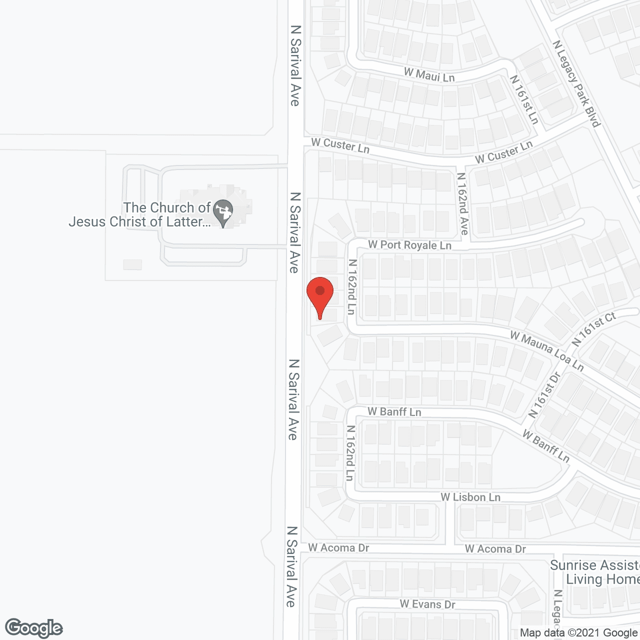 Map of the neighborhood around Radiant Care Home