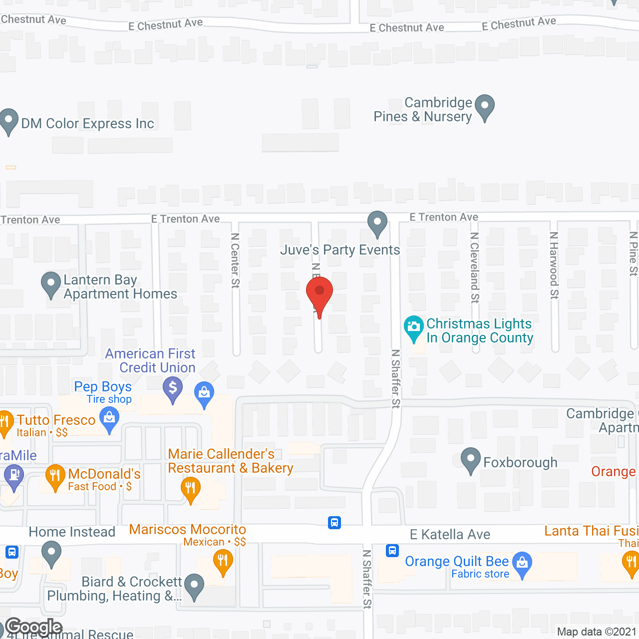 Map of the neighborhood around Amparo Elder Care Home