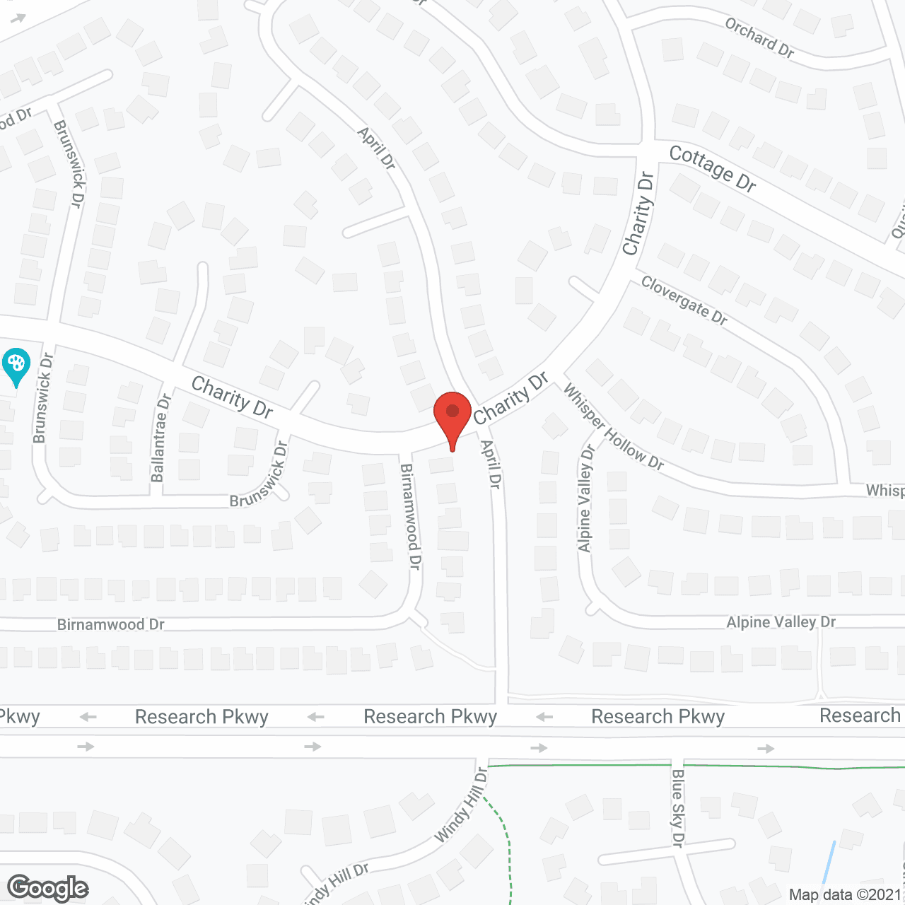 Map of the neighborhood around Legend of Colorado Springs