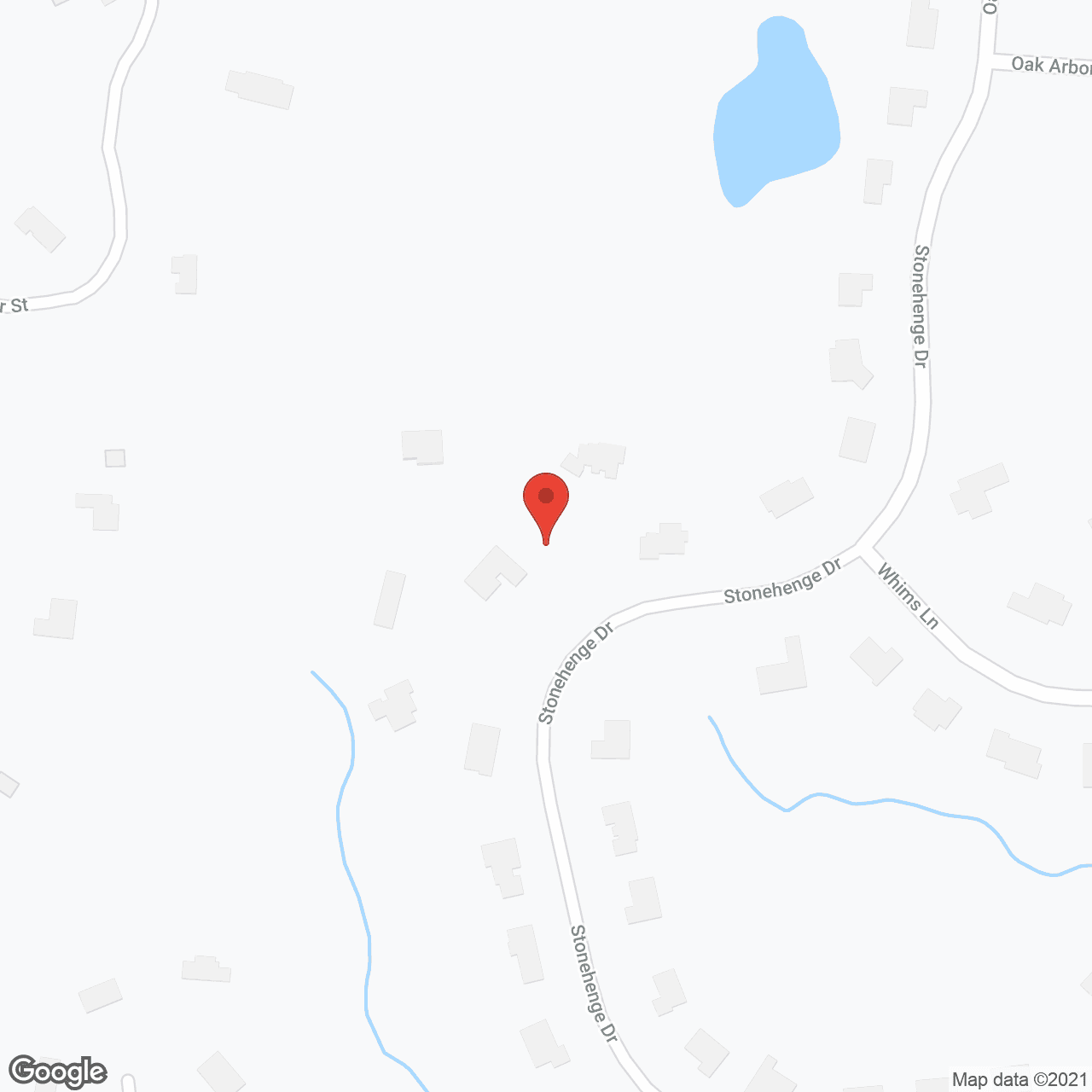 Map of the neighborhood around Blossom Springs