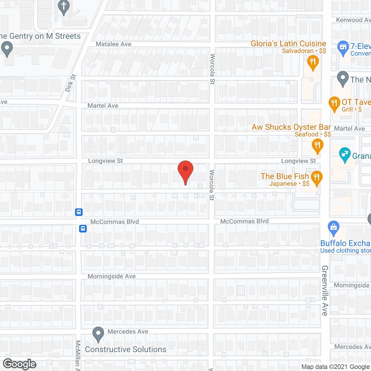 Map of the neighborhood around The Tradition - Lover's Lane Independent Living