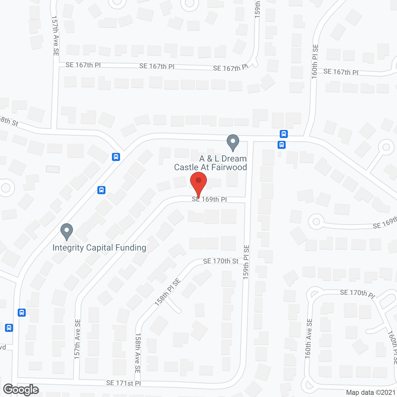 Map of the neighborhood around Gentle Care Home
