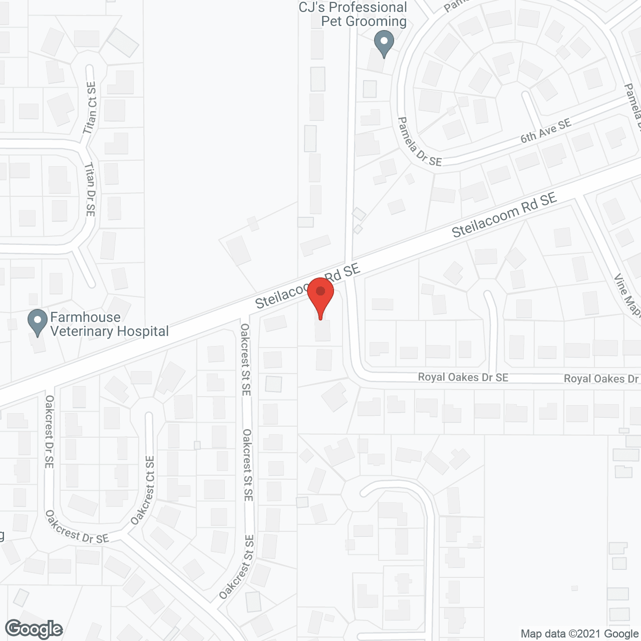 Map of the neighborhood around Labrador Adult Family Home