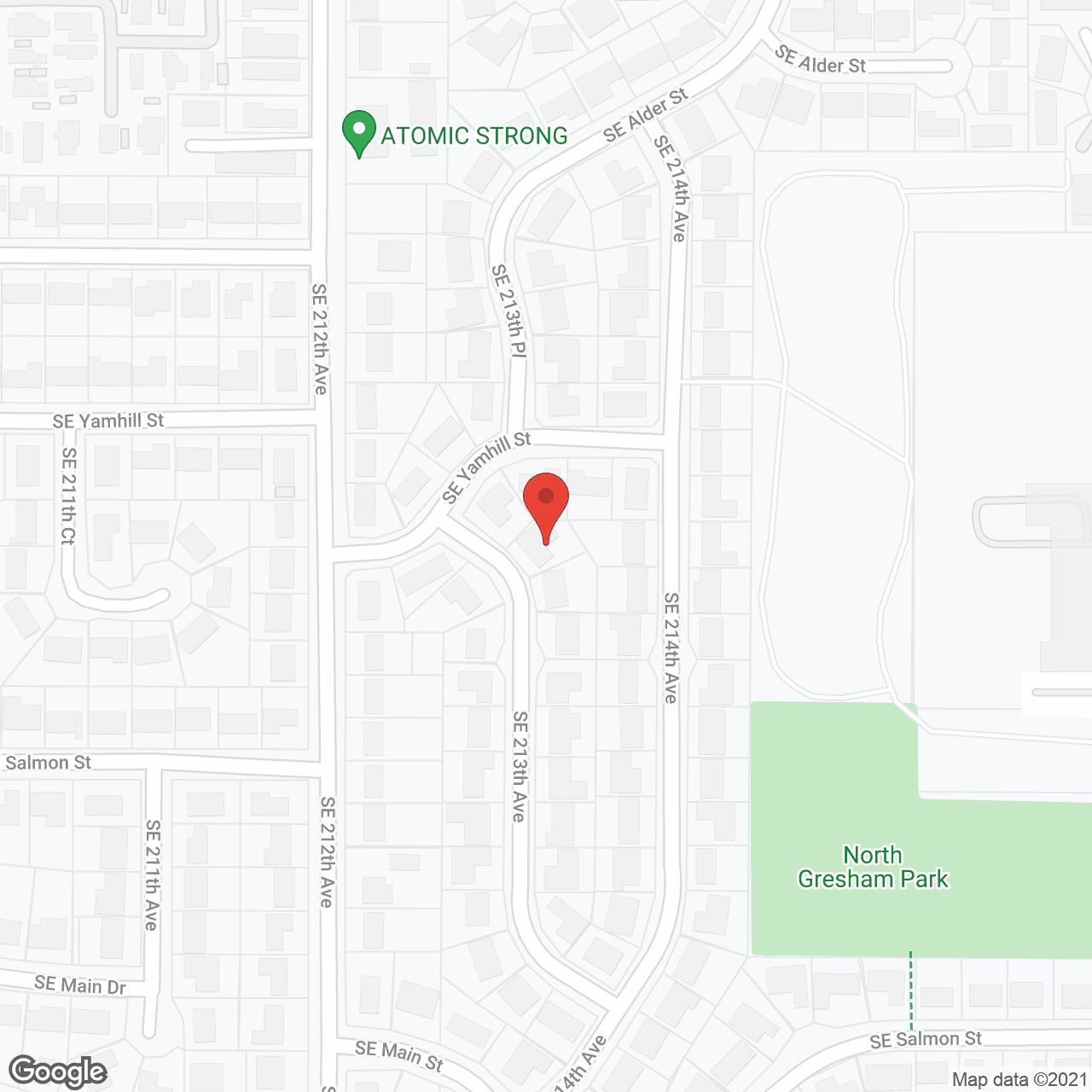 Map of the neighborhood around Nico's Care Home