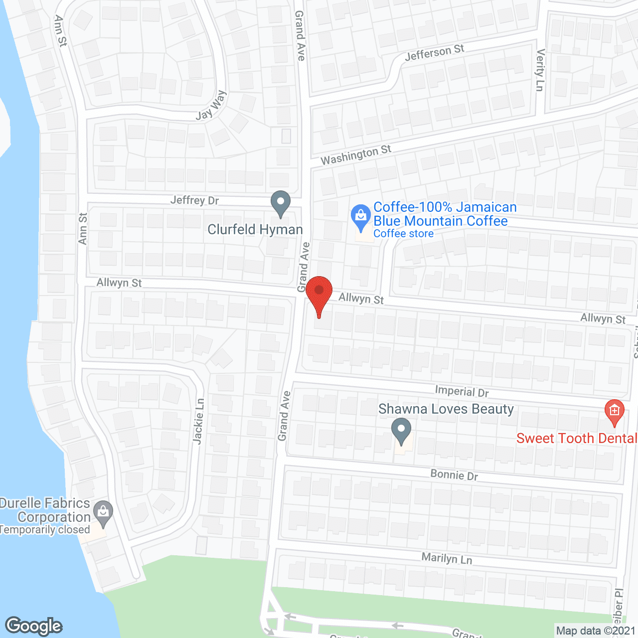Map of the neighborhood around Naomi Family Type Home for Adults