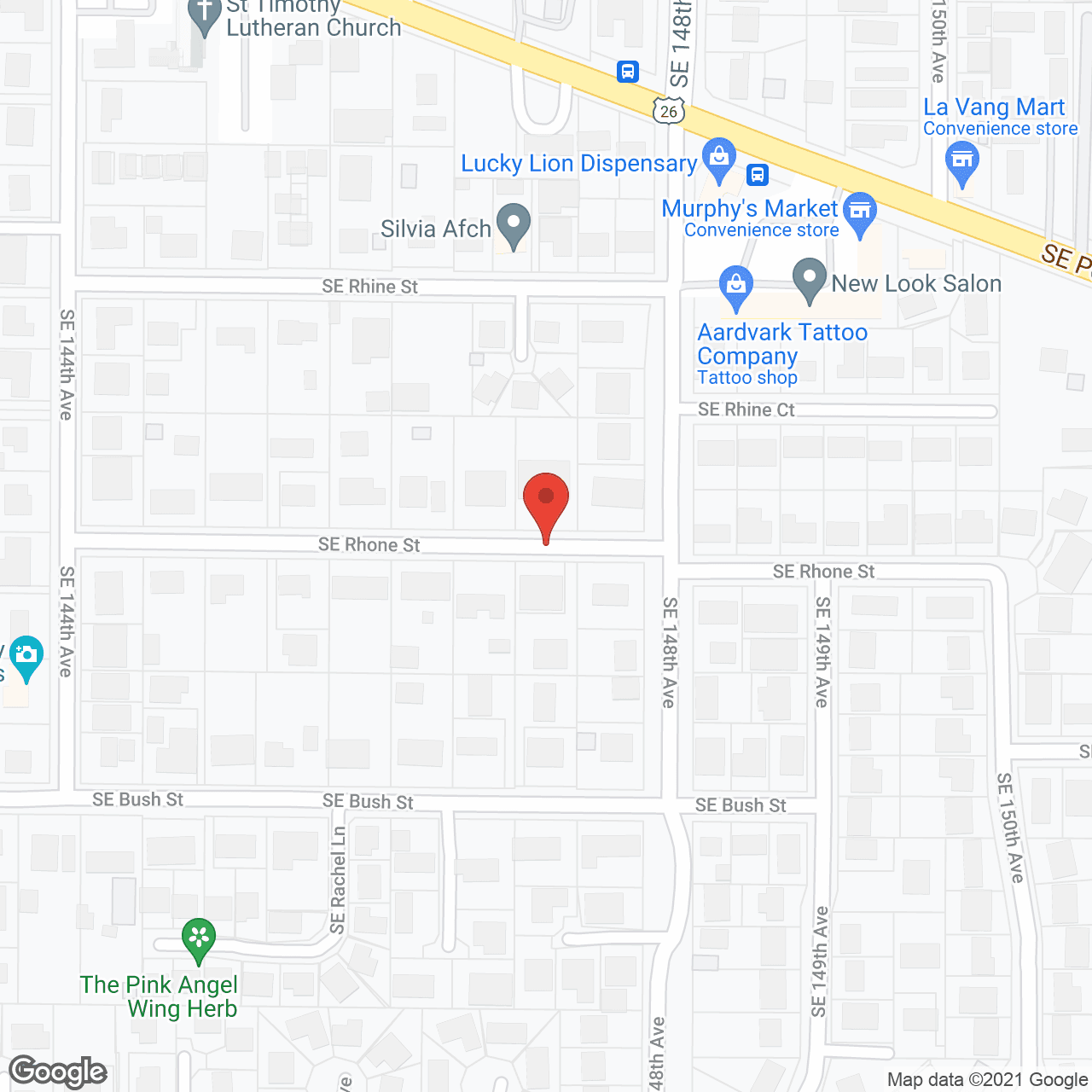 Map of the neighborhood around Iano's Care Home