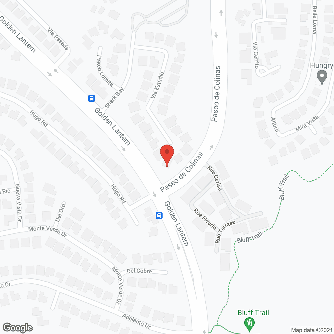 Map of the neighborhood around Laguna Cottage #2