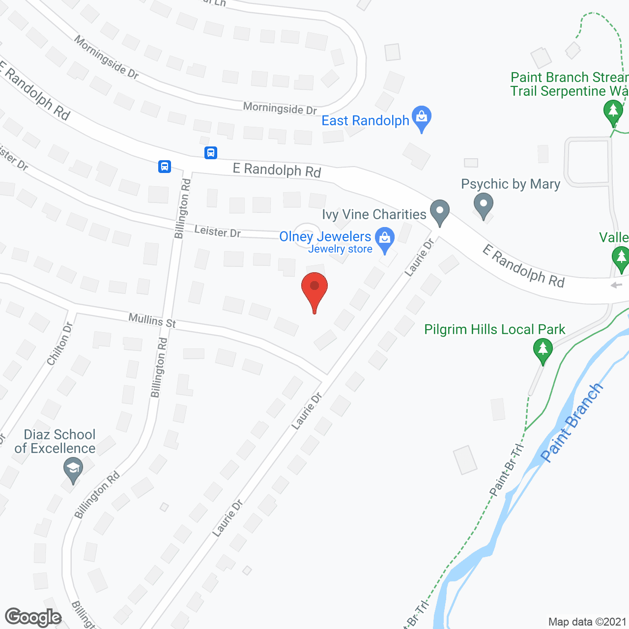 Map of the neighborhood around Hands and Hearts Assisted Living Silver Springs