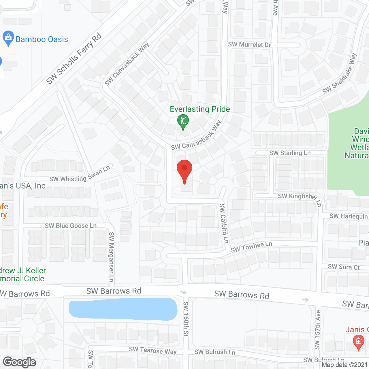 Map of the neighborhood around Cornelia's Adult Care Home