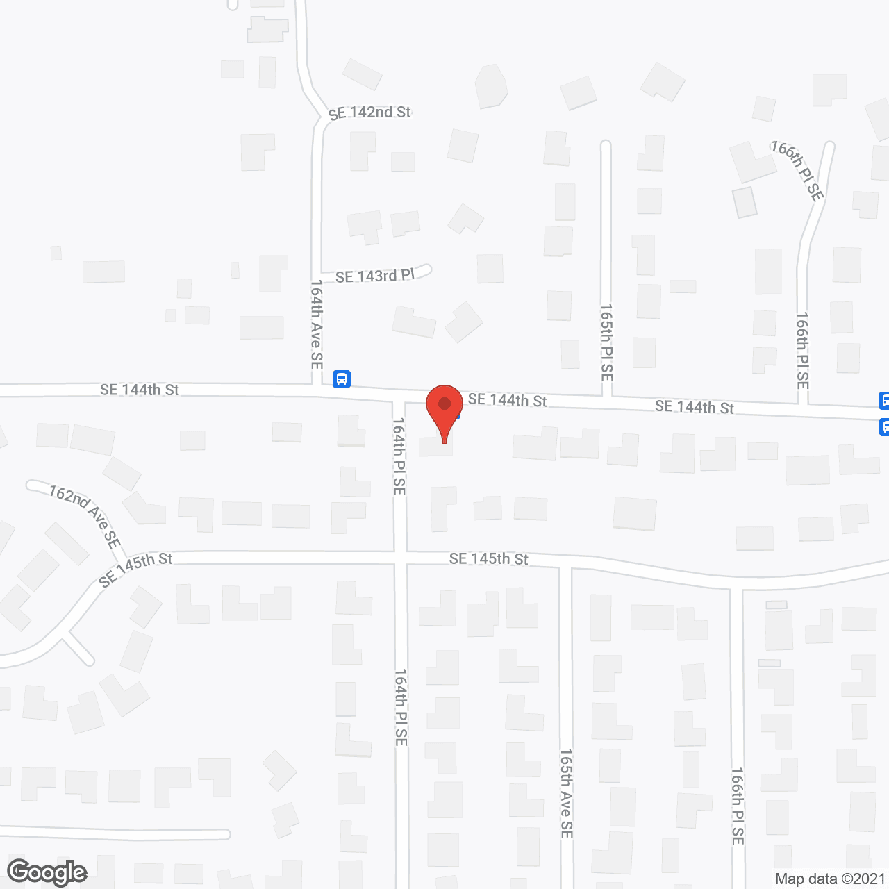 Map of the neighborhood around Mariana's AFH Inc.