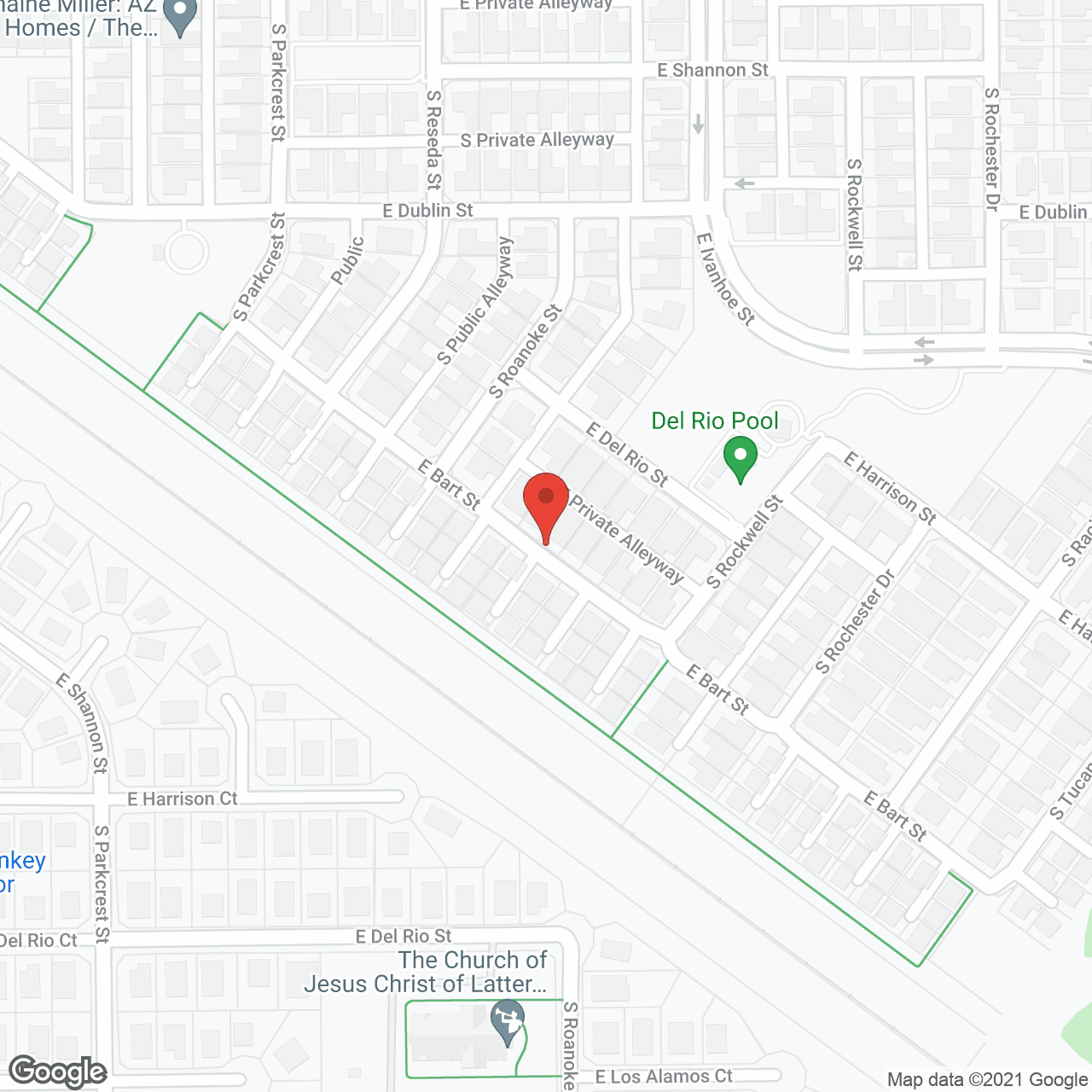 Map of the neighborhood around Klara's II Adult Care Home