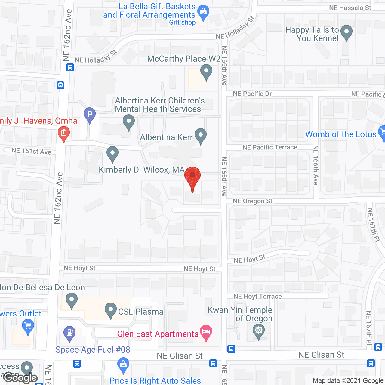 Map of the neighborhood around Adult Care Home - Lenuta Ciornei