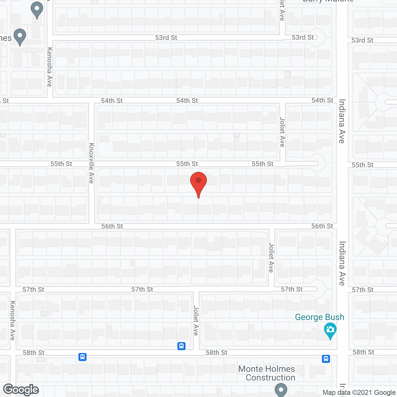 Map of the neighborhood around Silvertop Assisted Living