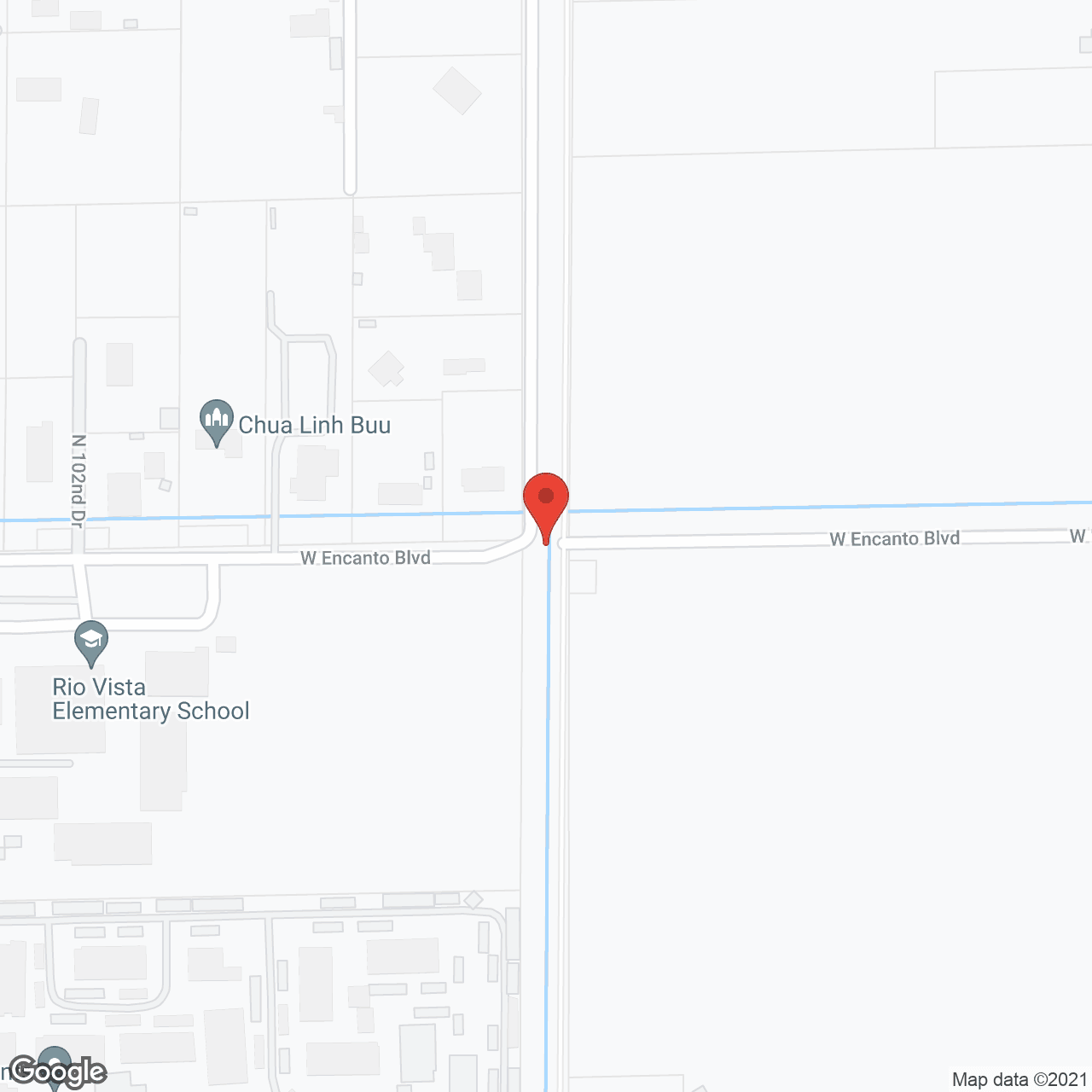 Map of the neighborhood around Desert Sunflower ALH