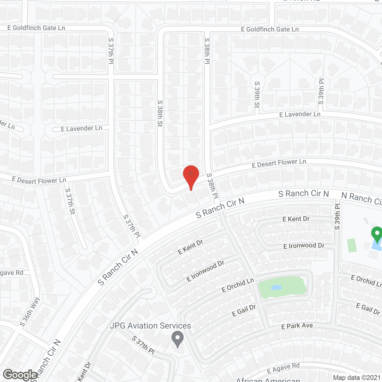 Map of the neighborhood around Angels Senior Care