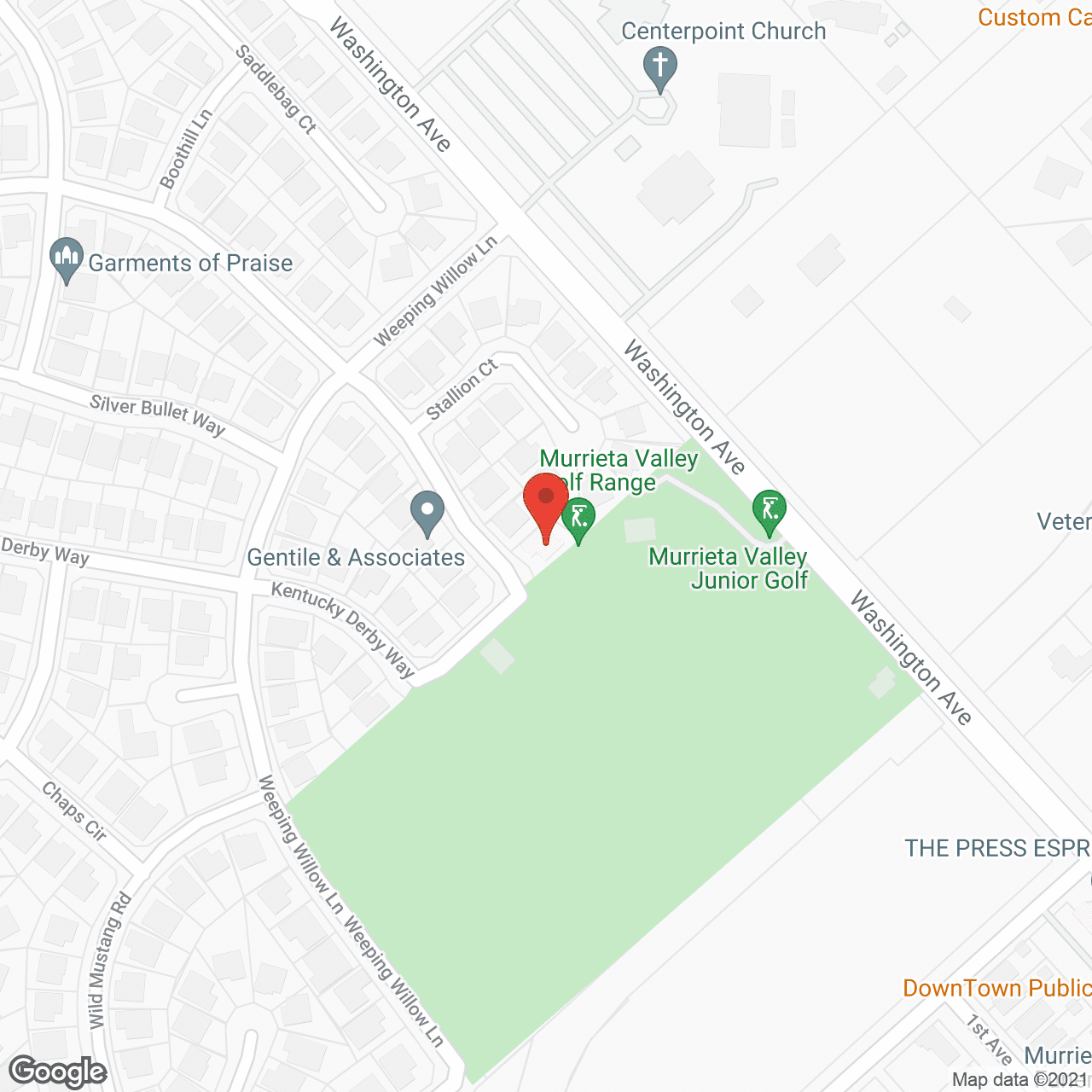 Map of the neighborhood around Rolling Green Senior Care
