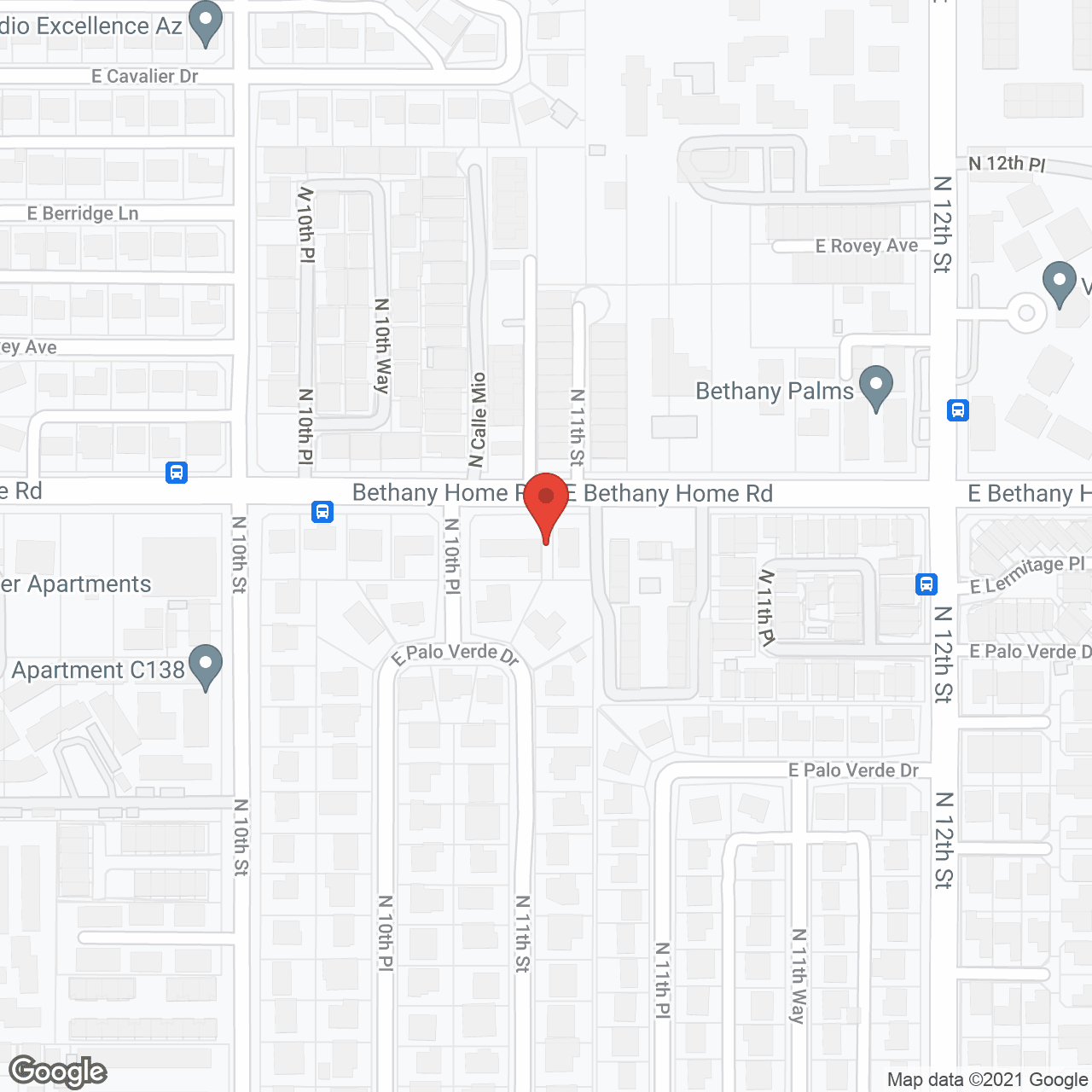Map of the neighborhood around Adagio Care LLC