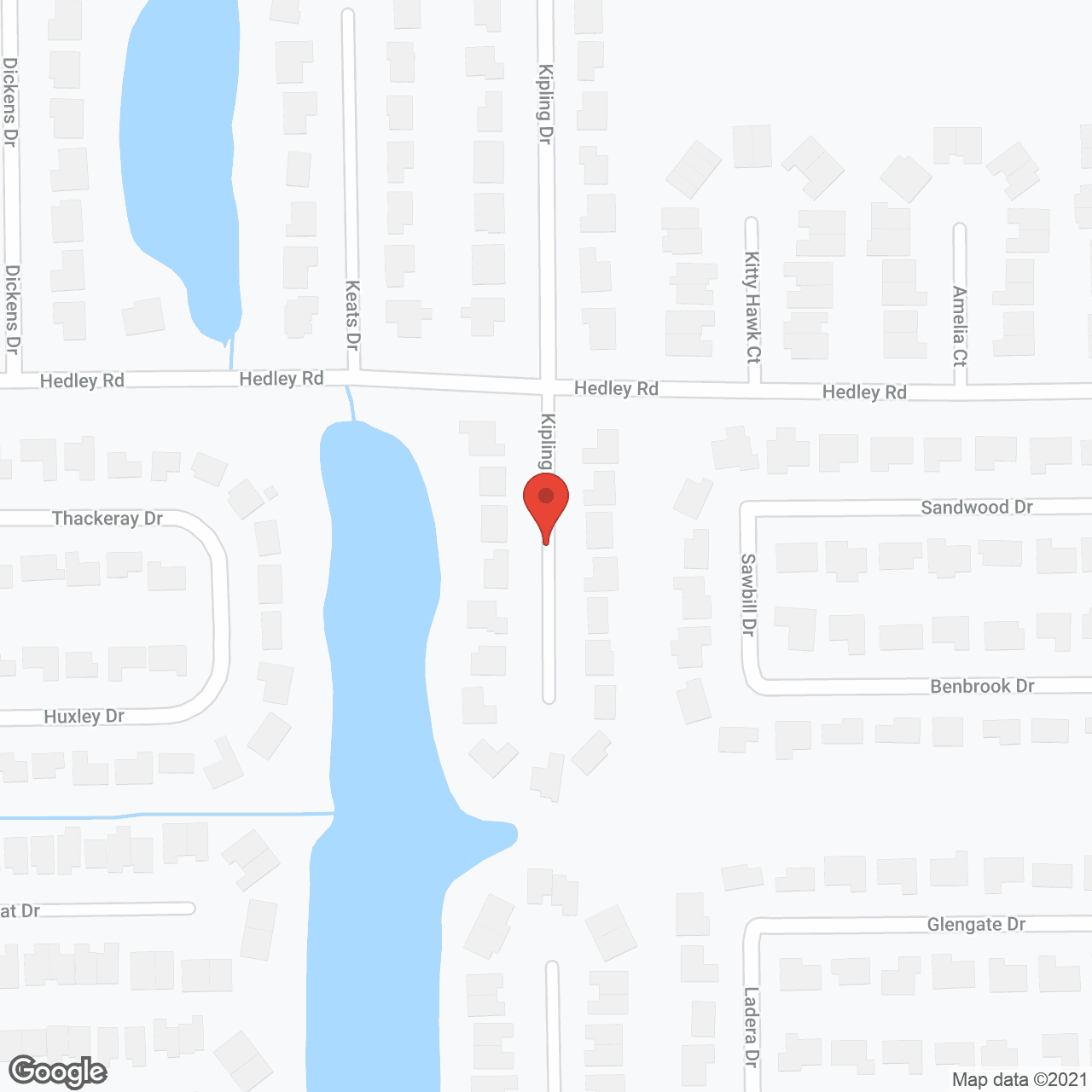 Map of the neighborhood around Villas of Holly Brook and Reflections Springfield