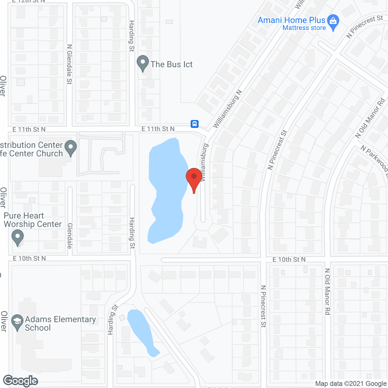 Map of the neighborhood around Rosewood Cottage