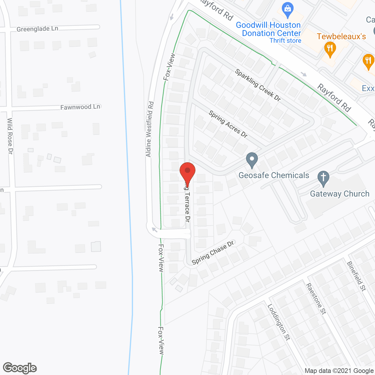 Map of the neighborhood around Ultimate Care by God's Angels - Assisted Living and Memory Care