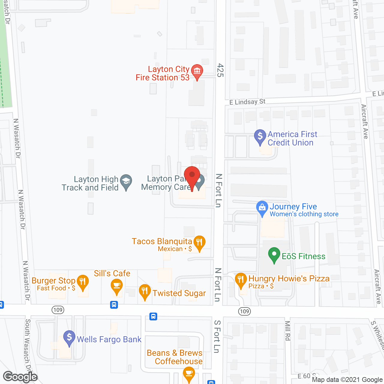 Map of the neighborhood around Layton Park Memory Care