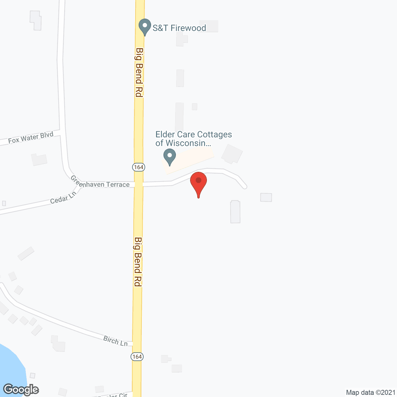 Map of the neighborhood around Rosewood Cottage