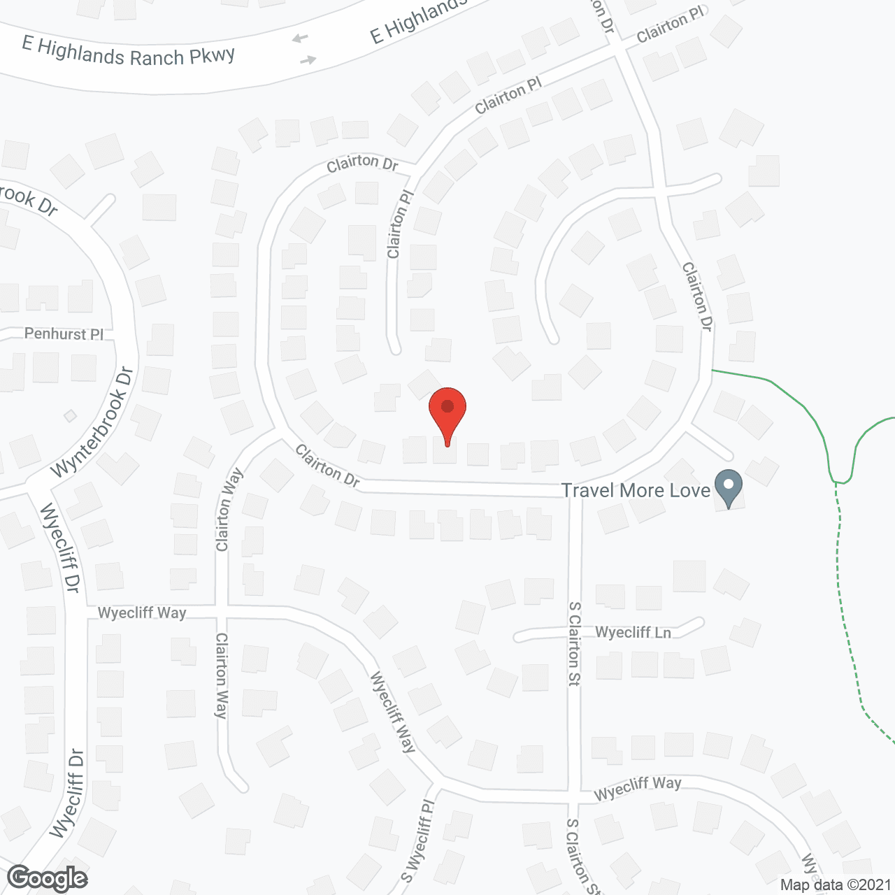 Map of the neighborhood around Solange at Clairton