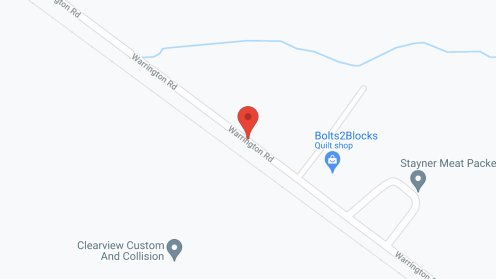 Map of the neighborhood around Warrington Retirement Lodge