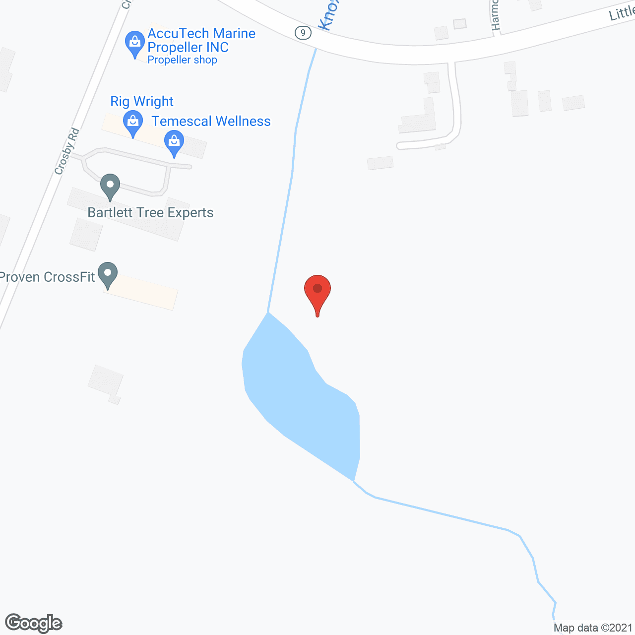 Map of the neighborhood around Spring Village at Dover