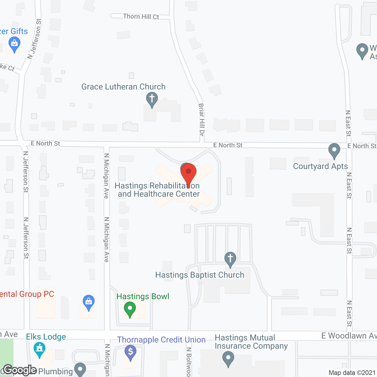 Map of the neighborhood around Magnum Care of Hastings