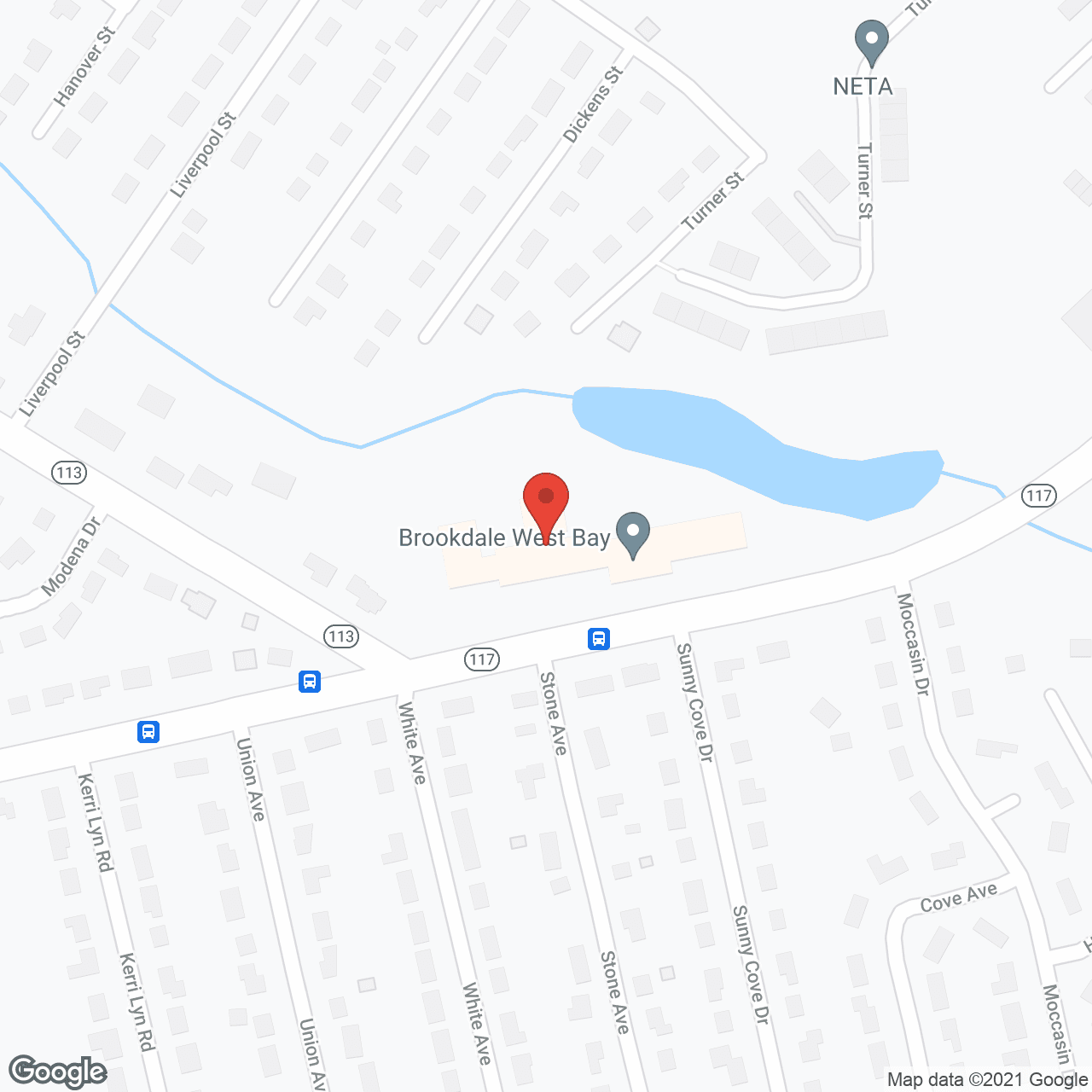Map of the neighborhood around Halcyon at West Bay