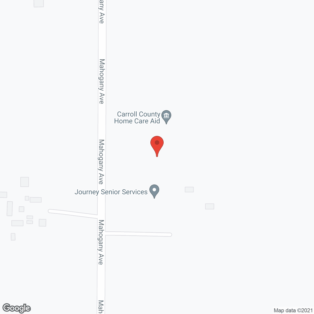 Map of the neighborhood around Journey Senior Services