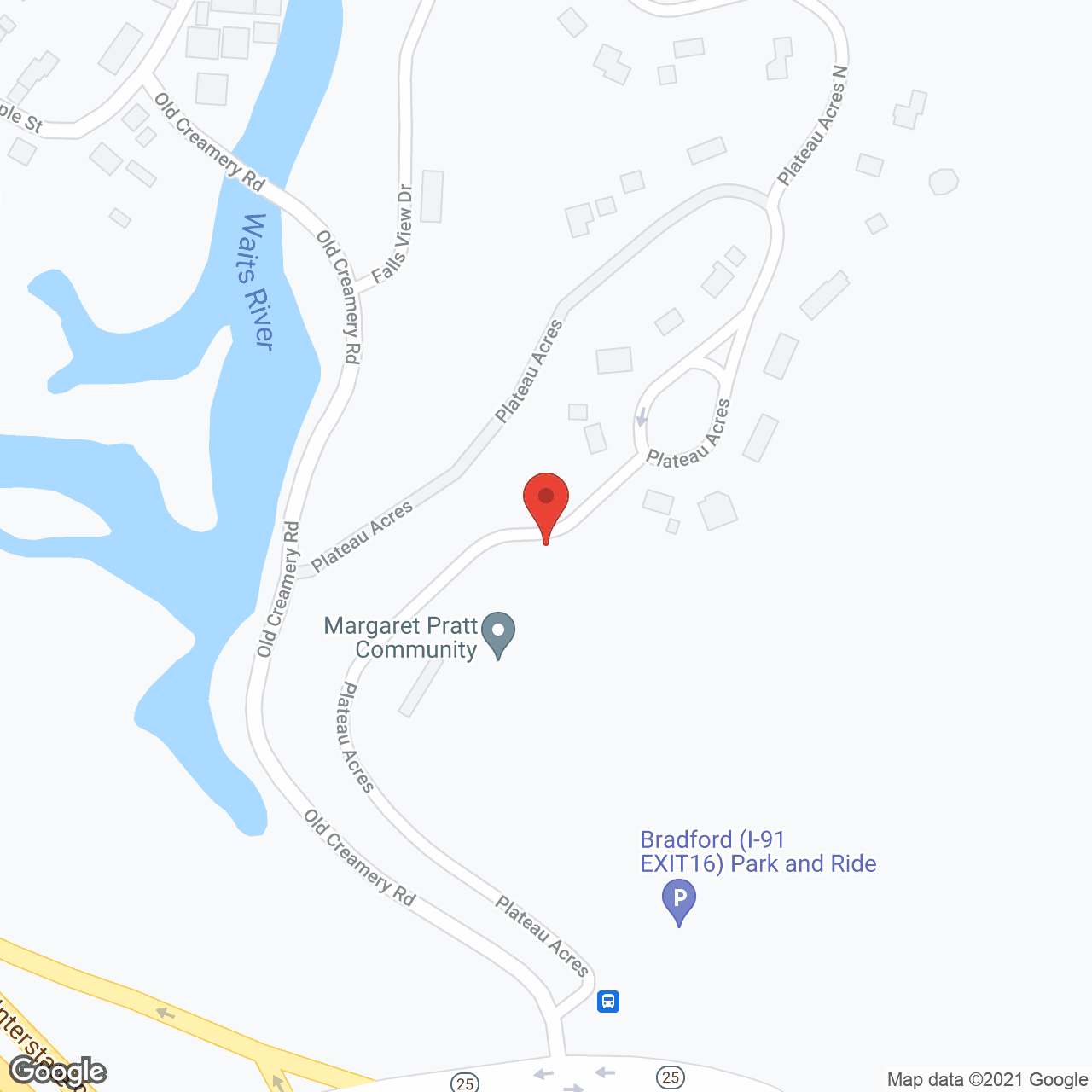Map of the neighborhood around Margaret Pratt Community