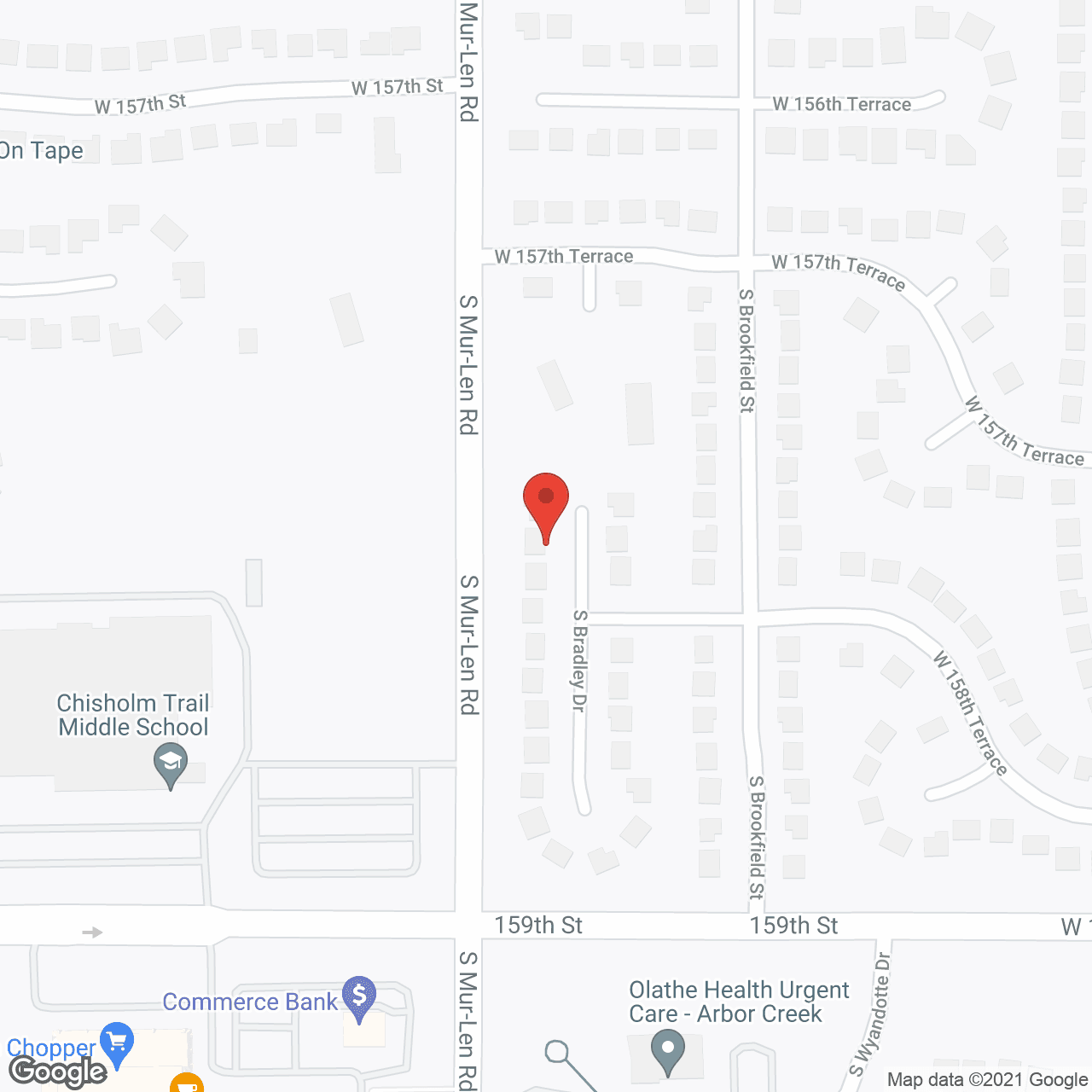 Map of the neighborhood around Bloom Living