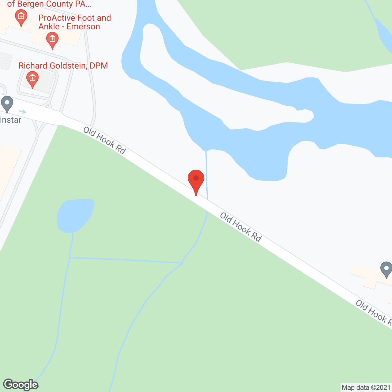 Map of the neighborhood around Brookdale Emerson