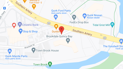 Map of the neighborhood around Brookdale Quincy Bay