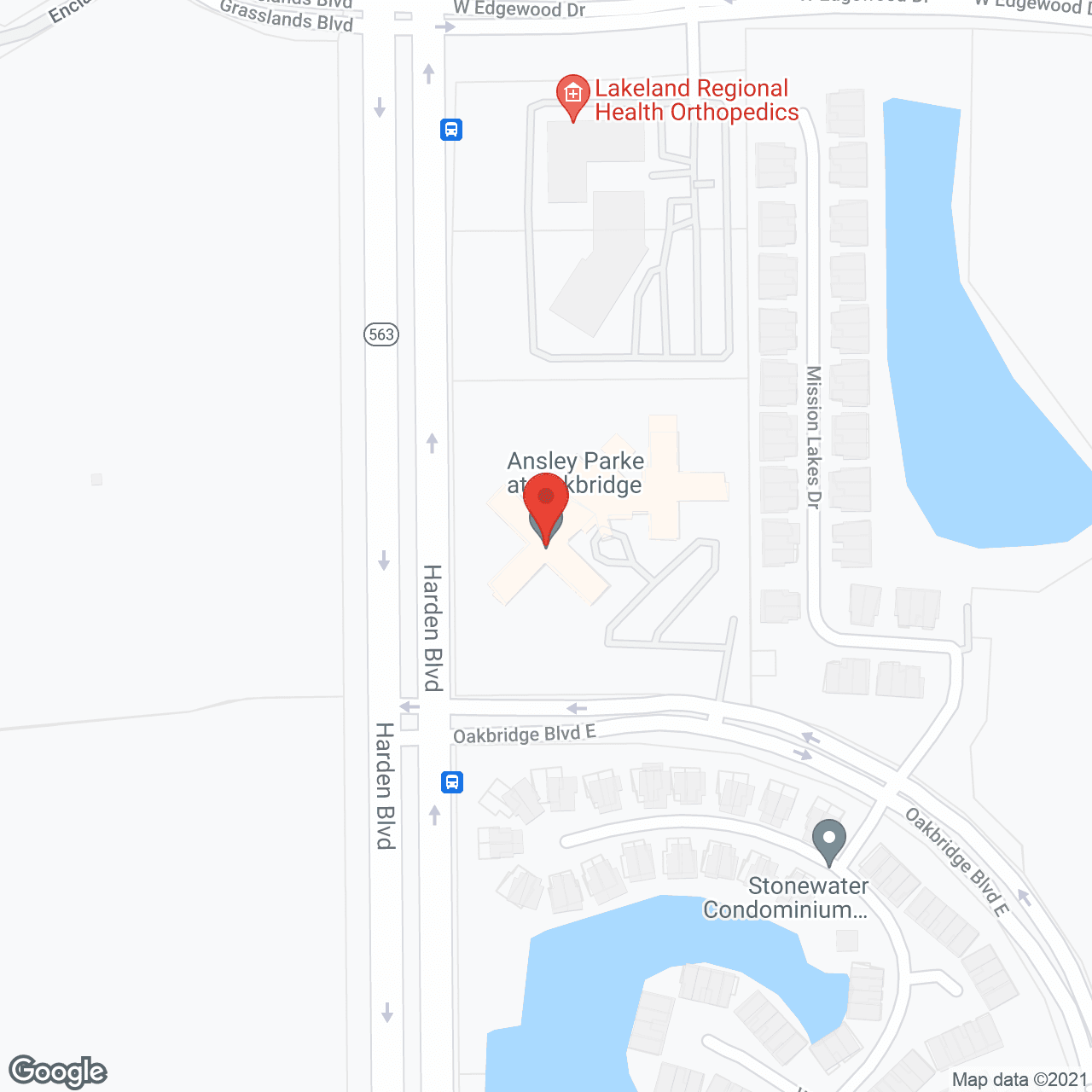 Map of the neighborhood around Ansley Parke at Oakbridge