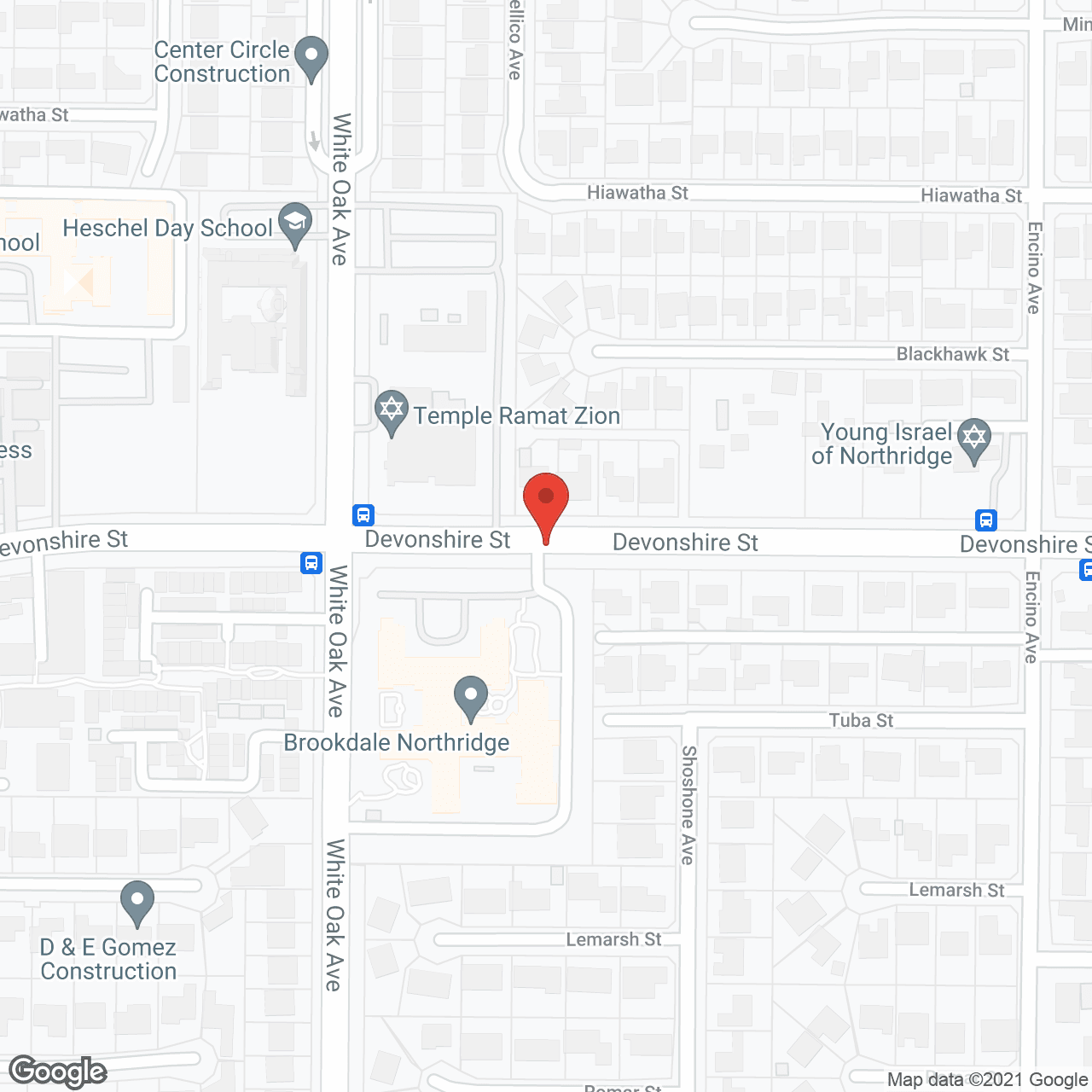 Map of the neighborhood around Gardens at Northridge