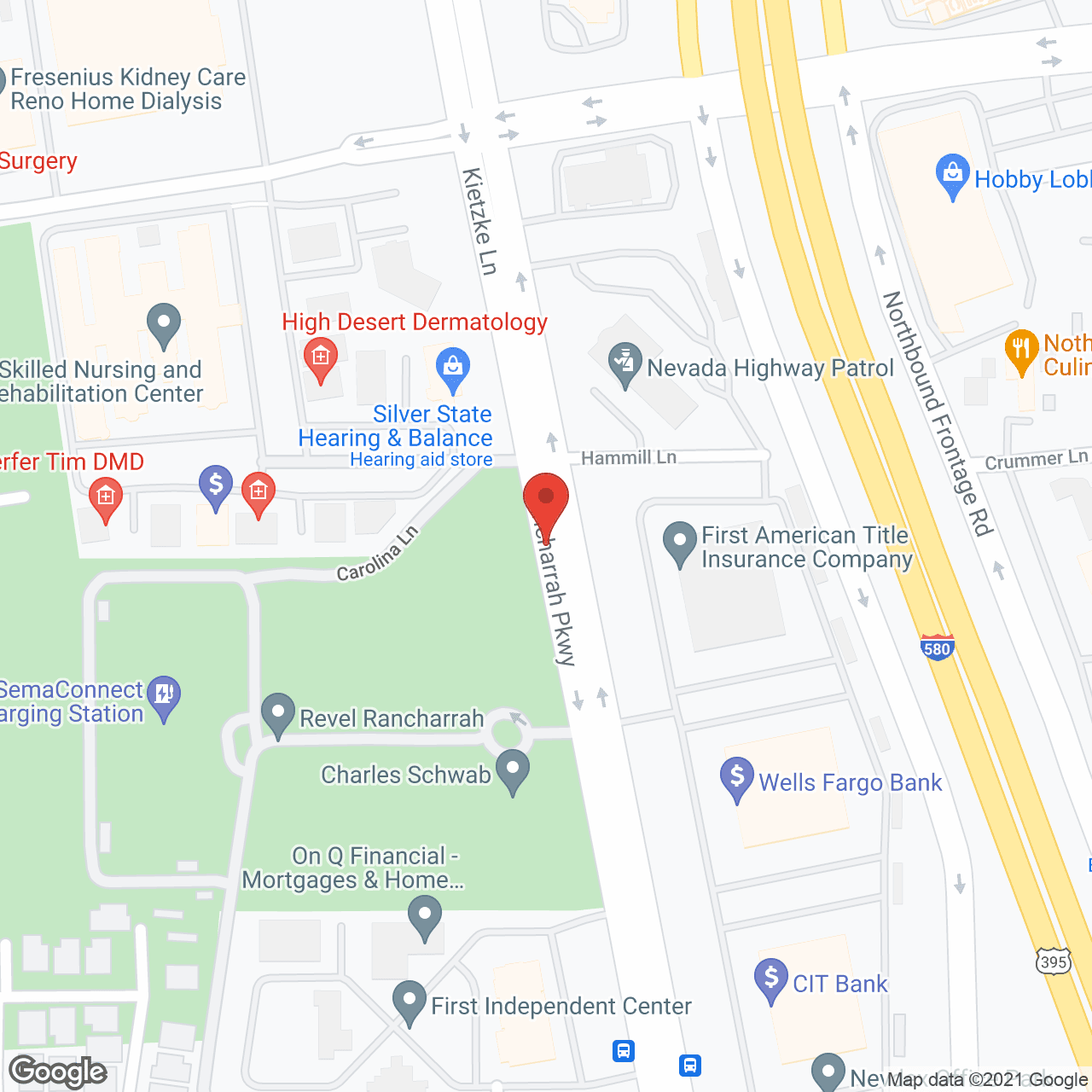 Map of the neighborhood around Revel Rancharrah