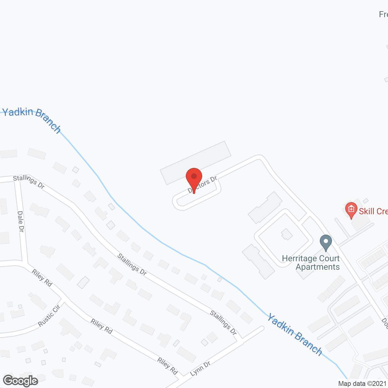 Map of the neighborhood around Greenbrier Landing