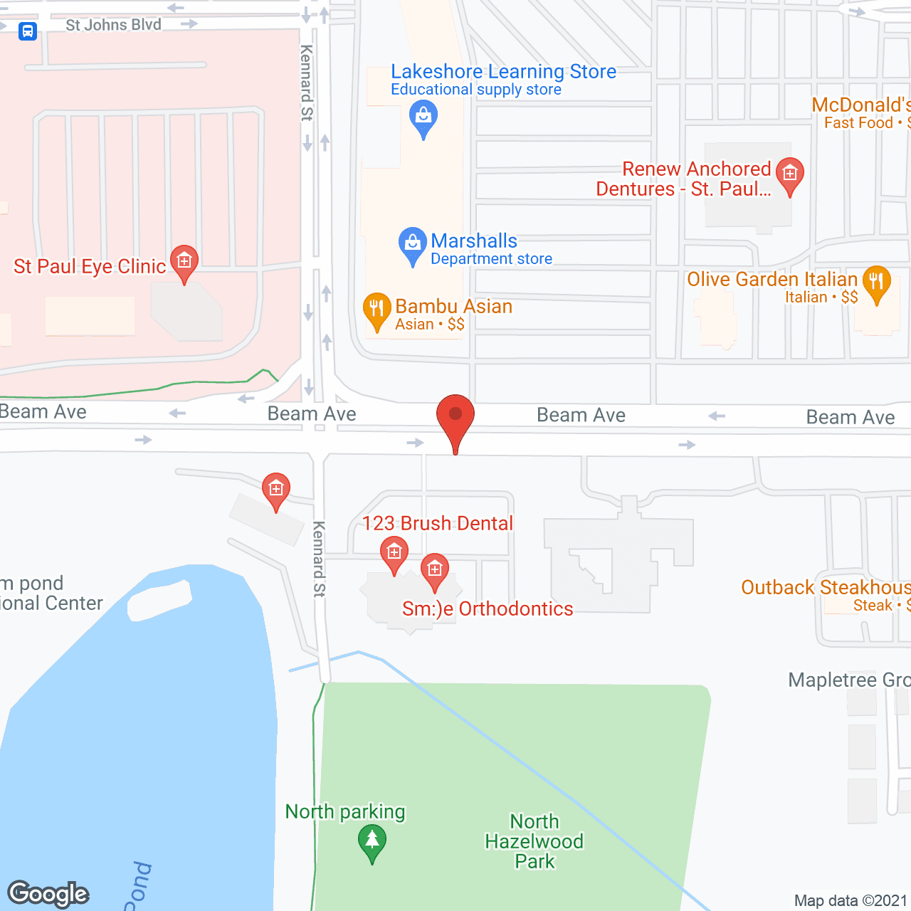 Map of the neighborhood around Elk Ridge Alzheimer's Special Care Center