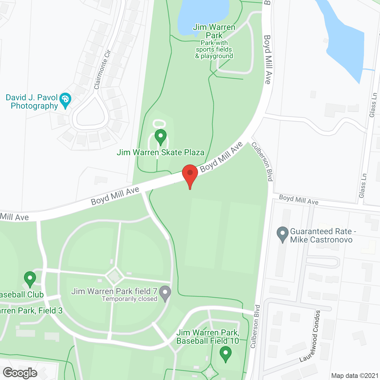Map of the neighborhood around Somerby Franklin