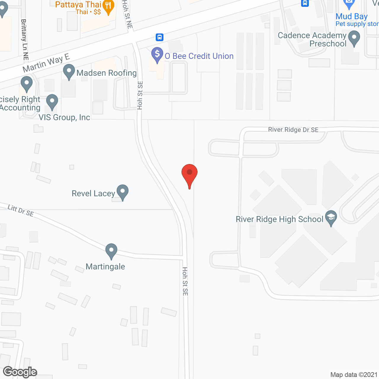 Map of the neighborhood around Revel Lacey
