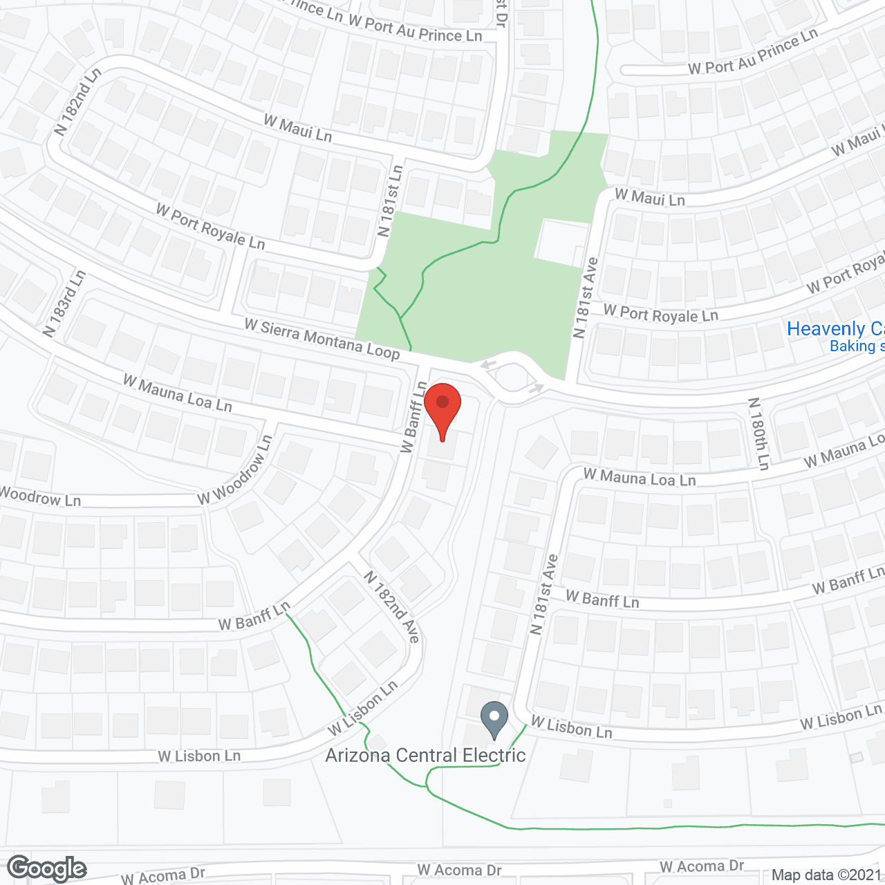 Map of the neighborhood around A Paradise for Parents Assisted Living and Memory Care